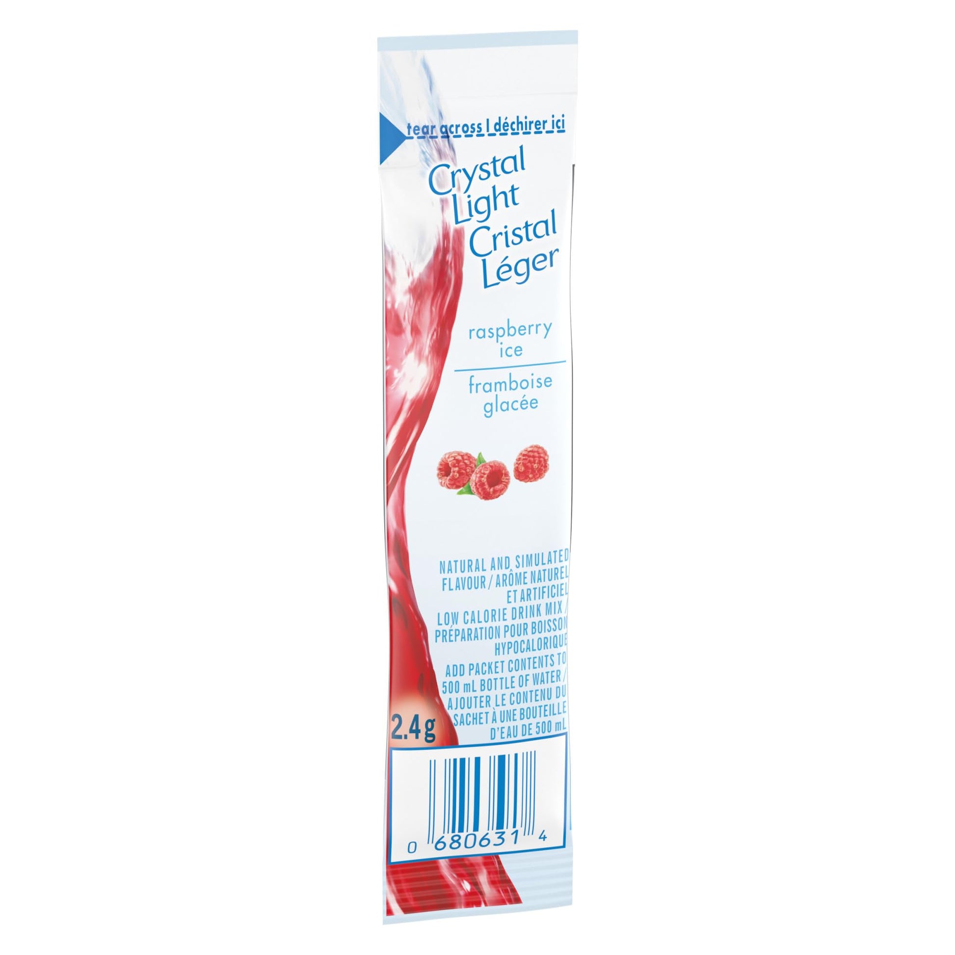 Crystal Light Raspberry Ice Powdered Drink Mix - 12 Boxes (120 Packets)