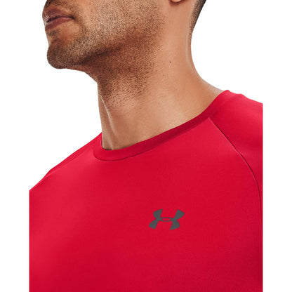 Under Armour mens Tech 2.0 Short-Sleeve T-Shirt , Red (600)/Graphite , Large