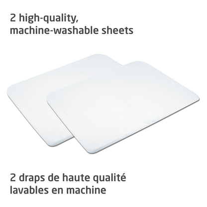 Maxi-Cosi Swift/Calao Playard Mode Fitted Sheets – 2-Pack, 100% Cotton, Soft and Breathable, Durable, Perfect Fit for Playard Mattress, Machine Washable, Baby Bedding Essentials Maxi-Cosi