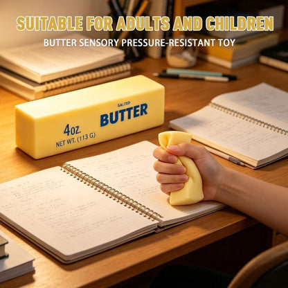 2PCS Butter Squeeze Stress Balls, Butter Stick Stress Relief Slow Rising Fun for Adults Anxiety Relief Party Favors