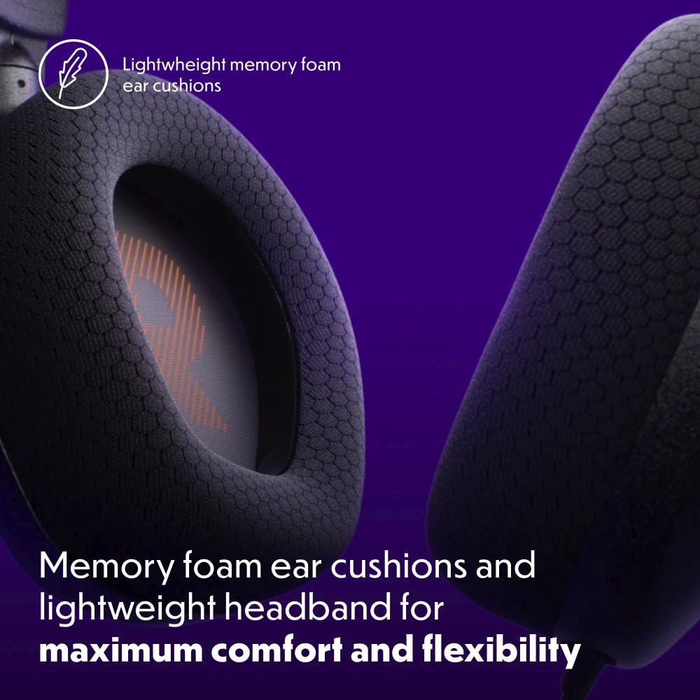JBL Quantum 100M2 - Wired Over-Ear Gaming Headset with omnidirectional, Detachable mic with Mute Option and Fabric-Covered Memory Foam Ear Cushions, Compatible with All Platforms (Black) - Available at All In One Marketplace Canada