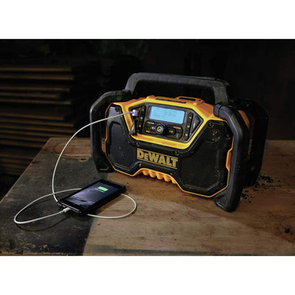 DEWALT 12V/20V MAX* Portable Radio, Bluetooth, Cordless, Jobsite, Tool Only (DCR028B) DEWALT