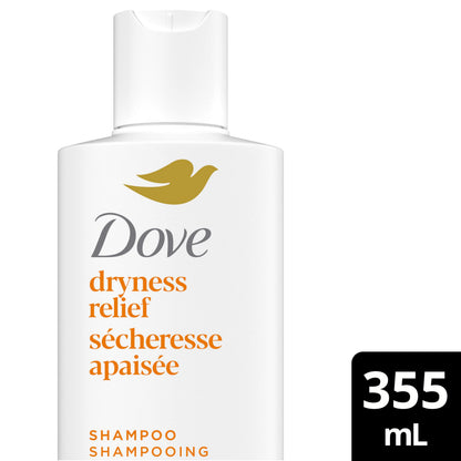 Dove Dryness Relief Damage Therapy Shampoo & Conditioner, 355mL, 4-Pack Dove