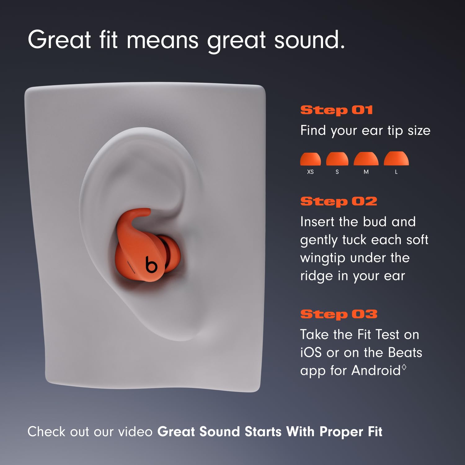 Beats - Powerbeats Fit - Wireless Noise-Cancelling Workout Earbuds with Ultimate Secure Fit, IPX4, Up to 30H of Battery Life & Charging case, Compatible with Apple & Android - Jet Black Beats
