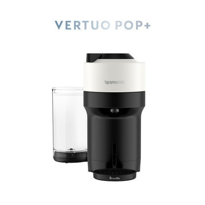 Nespresso Vertuo Pop+ Pod Coffee & Espresso Machine White