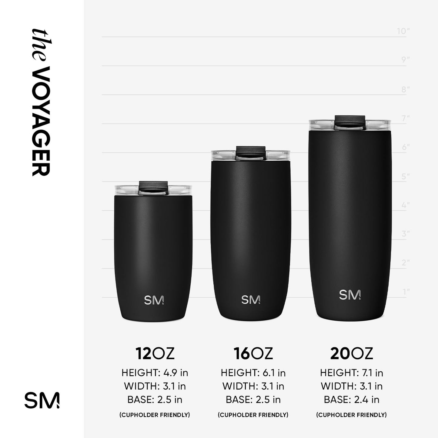 Simple Modern Travel Coffee Mug with Lid | 12oz | Lavender Simple Modern