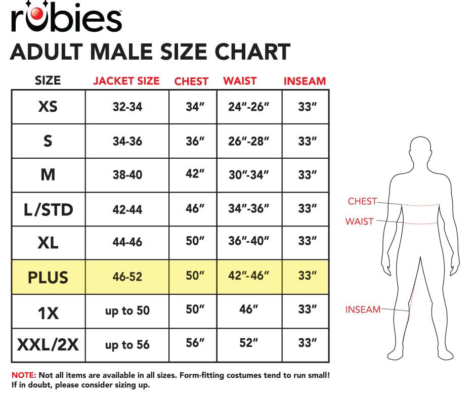 Rubies Adult Officially Licensed Deluxe Top Gun Costume for Themed Parties and Halloween, As Shown, Standard