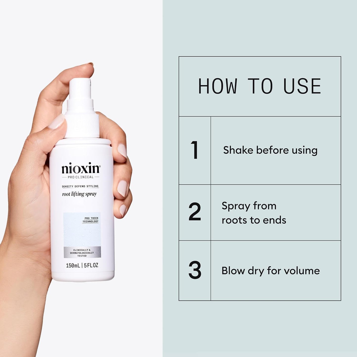 Nioxin Density Defend Styling Root Lifting Spray | Hair Thickening Spray | Texturizes and Volumizes| 5.1 Fl Oz | 150 ml NIOXIN