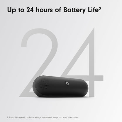 Beats Pill - Portable Bluetooth Speaker, Up to 24H Battery Life, Water Resistant, Bluetooth, Apple & Android Compatible, Seriously Loud Sound for Home, Outdoor & Travel- Matte Black 🍁 All In One Marketplace Canada