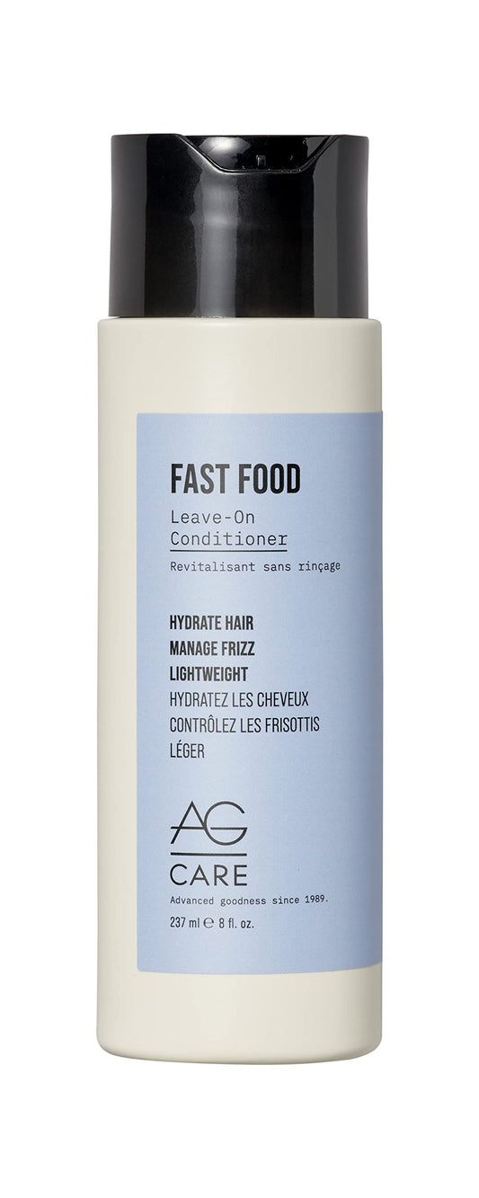 AG Care Fast Food Leave On Conditioner - Ulta-Shine and Weightless Conditioner, 8 Fl Oz - Available at All In One Marketplace Canada