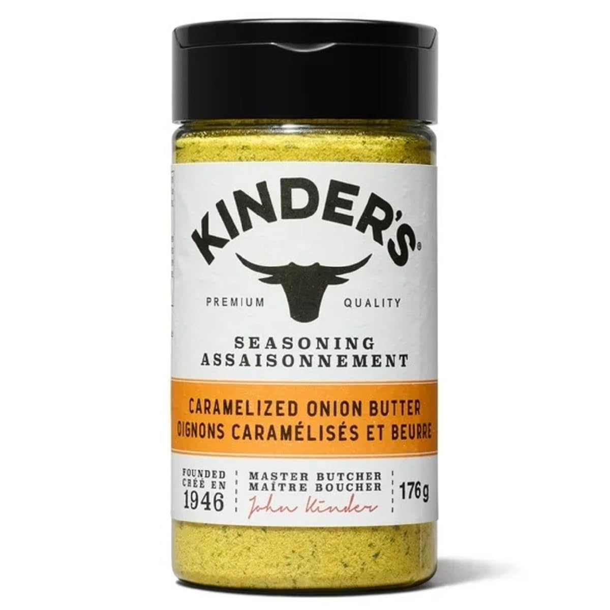Caramelized Onion & Garlic Herb Butter Seasoning Set – Gourmet Spice Blend Duo – 2-Pack (176g + 141g)