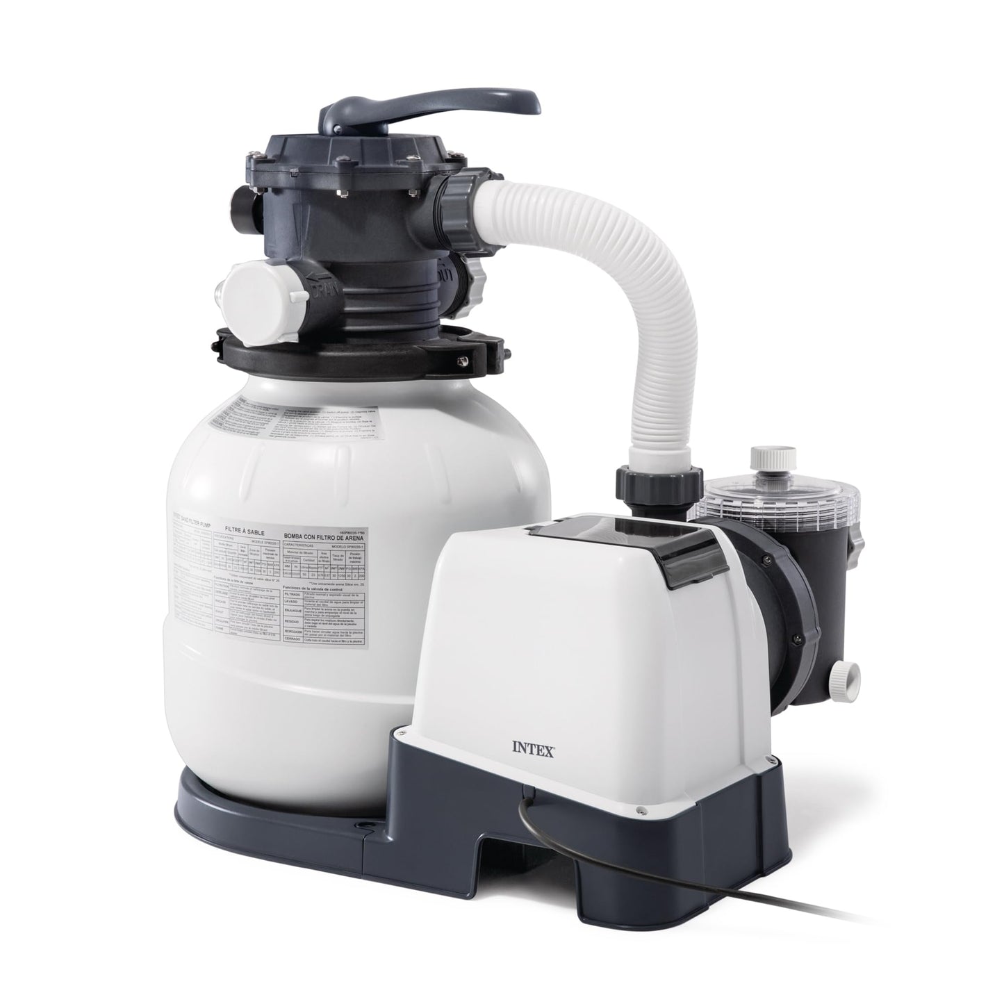 INTEX Krystal Clear 2,100 GPH Sand Filter Pump for Above Ground Pools