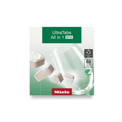 Miele Eco Ultra Tabs All-in-1 Dishwasher Detergent 60 Tabs - 12190960