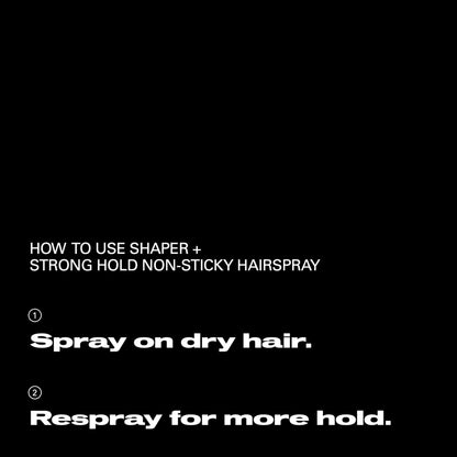 Sebastian Professional Shaper Plus Hairspray, 50% VOC | Humidity Resistant, Extra Hold | 10.6 oz | 300 g | Packaging May Vary - Available at All In One Marketplace Canada