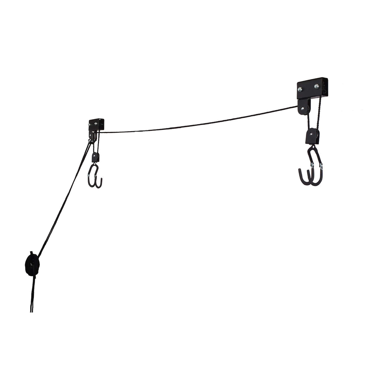 Kayak Hoist - Overhead Garage Storage - Pulley System with 125lb Capacity for Kayak, Canoe, Bicycle, or Ladder Storage by Bike Lane