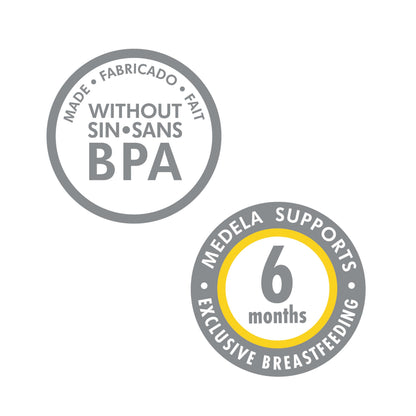 Medela Breast Milk Collection and Storage Bottles, 6 Pack, 5 Ounce Breastmilk Container, Compatible with Medela Breast Pumps and Made Without BPA