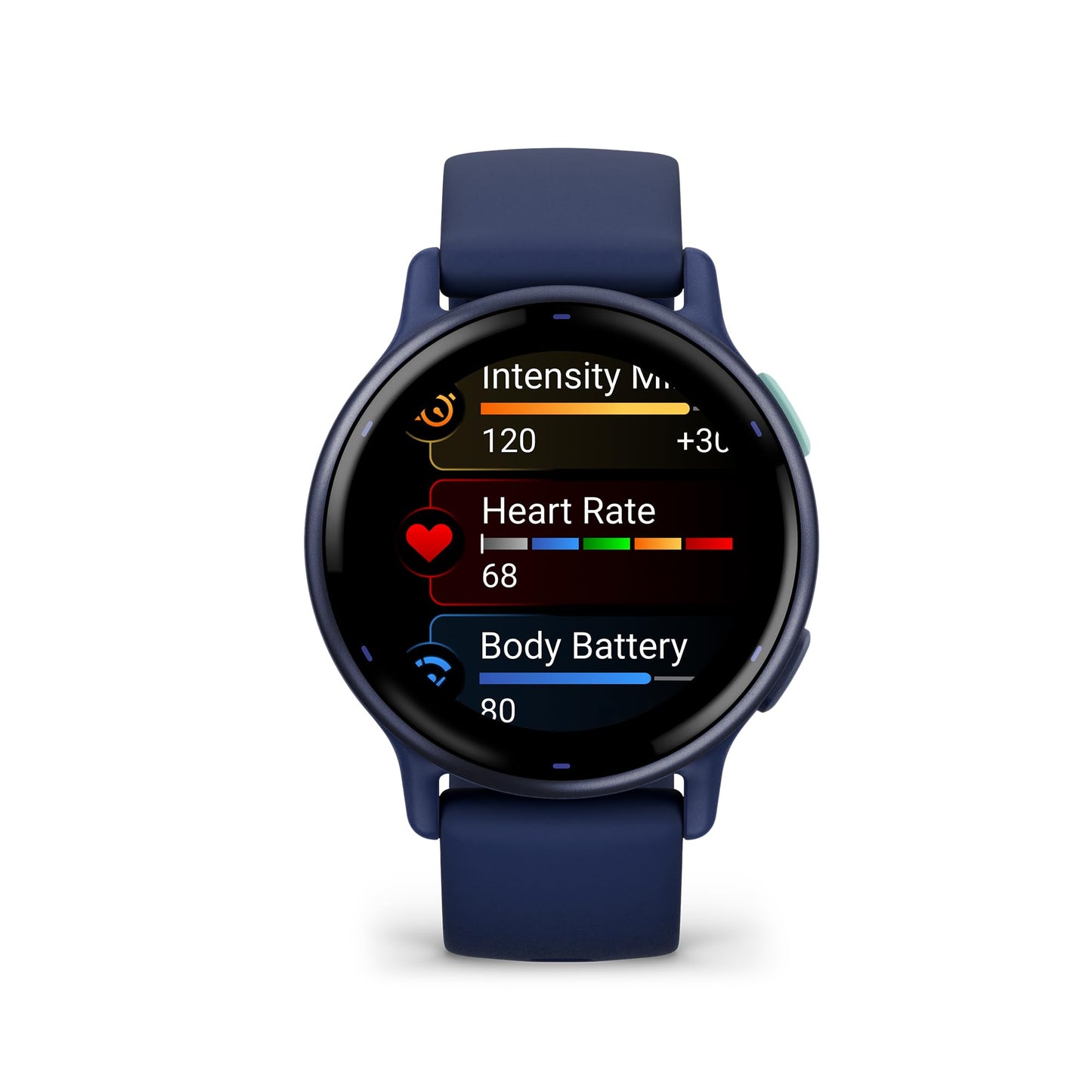 Garmin vívoactive 5, Health and Fitness GPS Smartwatch, AMOLED Display, Up to 11 Days of Battery, Navy