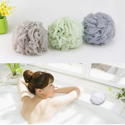 BTYMS Bath Sponge Shower Loofahs 60g Mesh Pouf Bath Scrunchies Body Wash Puff Shower Puff - Pack of 4 - Available at All In One Marketplace Canada