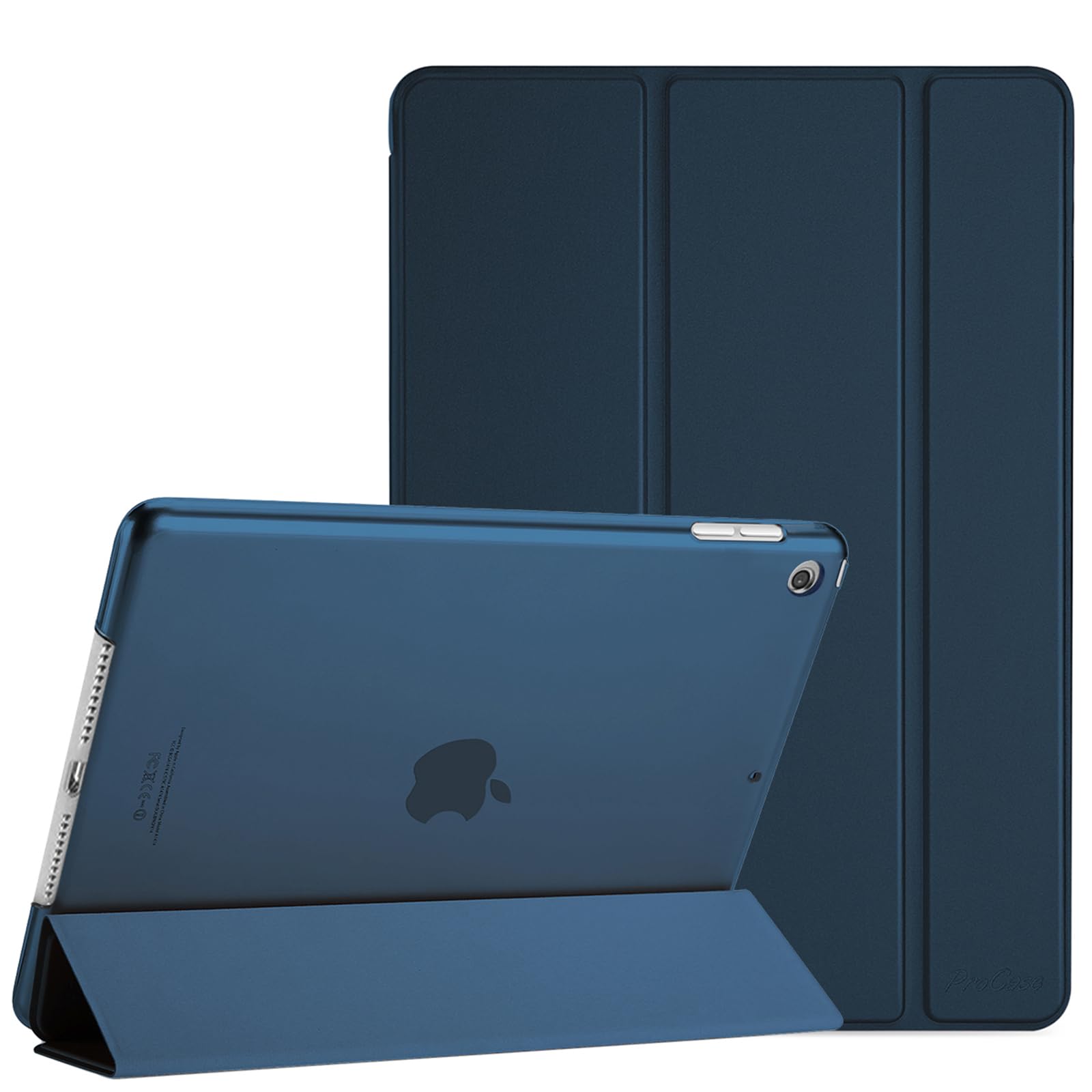 ProCase for iPad 10.2 Case iPad 9th Generation 2021/ iPad 8th Generation 2020/ iPad 7th Generation 2019 Case, iPad Cover 9th Generation Slim Hard Back Smart Cover for 10.2 iPad Case -Navy - Available at All In One Marketplace Canada