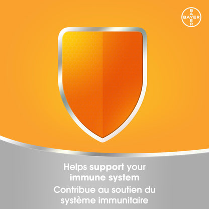 Redoxon® Triple Action Vitamin C, Vitamin D And Zinc – Effervescent Tablets for Immunity Support, Zinc, Vitamin D and Vitamin C Supplement, Immune Support For Adults, 45 Orange Flavoured Tablets - Available at All In One Marketplace Canada
