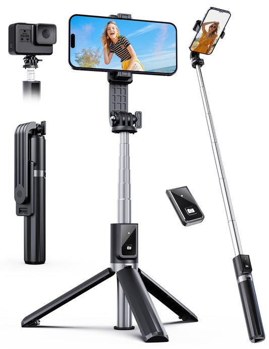 ANXRE Extendable Selfie Stick with Wireless Remote - Available at All In One Marketplace Canada