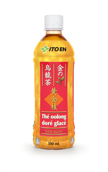 Ito En Golden Oolong Tea, Unsweetened, 500 ml Bottles (Pack of 12)