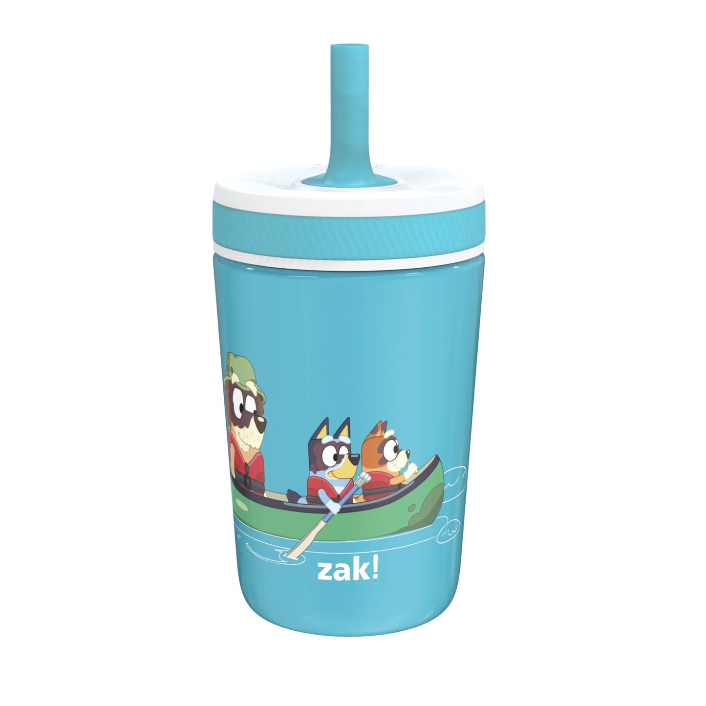 Zak Designs Bluey Kelso 12oz Stainless Steel Leak-Proof Toddler Straw Cup Zak Designs