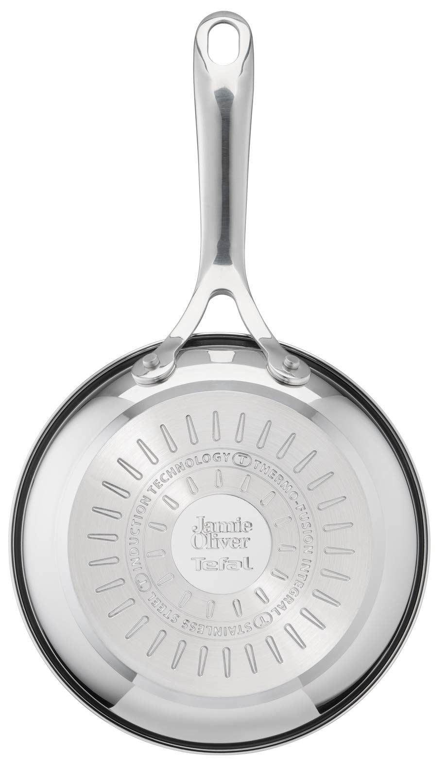 Jamie Oliver by Tefal Cooks Direct Stainless Steel 20cm/8inch Frying pan
