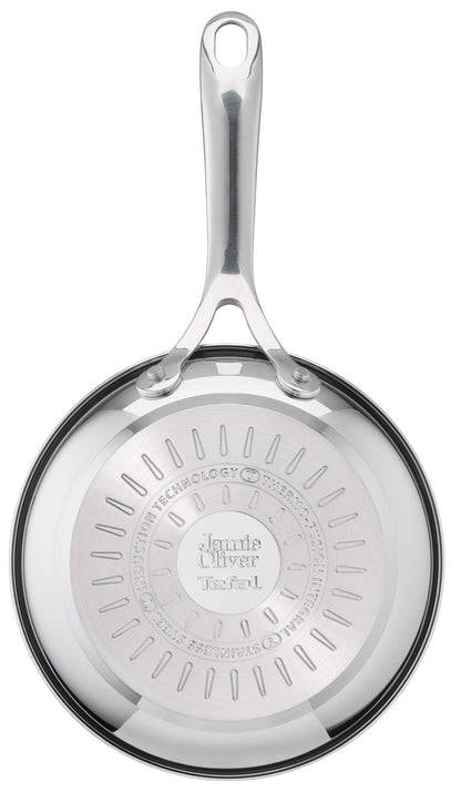 Jamie Oliver by Tefal Cooks Direct Stainless Steel 20cm/8inch Frying pan
