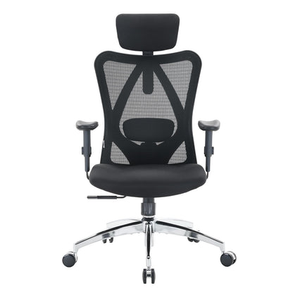 SIHOO Ergonomic Office Chair Computer Chair Desk Chair, Adjustable Headrests Chair Backrest and Armrest's Mesh Chair (Black) - Available at All In One Marketplace Canada