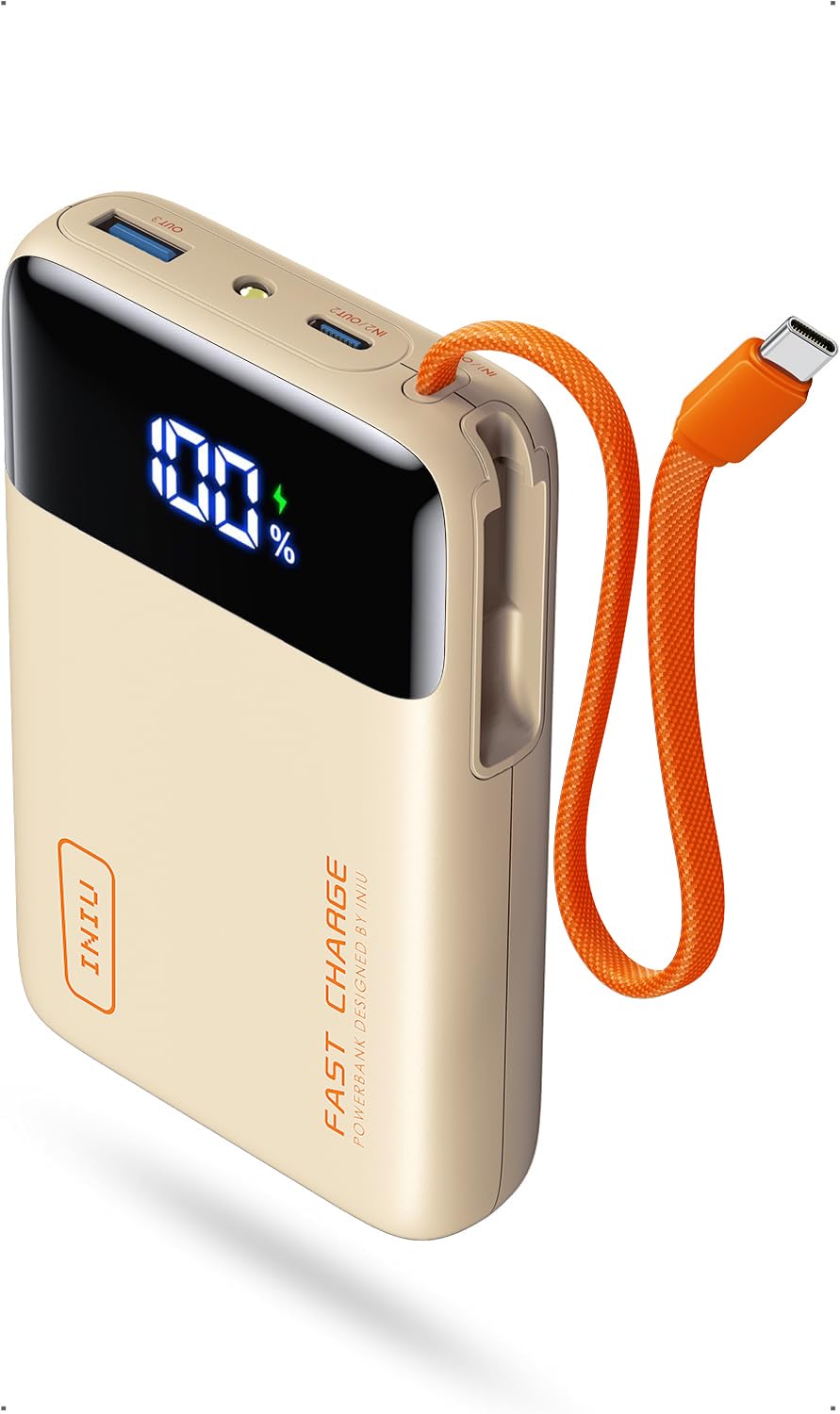 INIU 20000mAh Power Bank, Smaller 45W Fast Charging Travel Portable Charger
