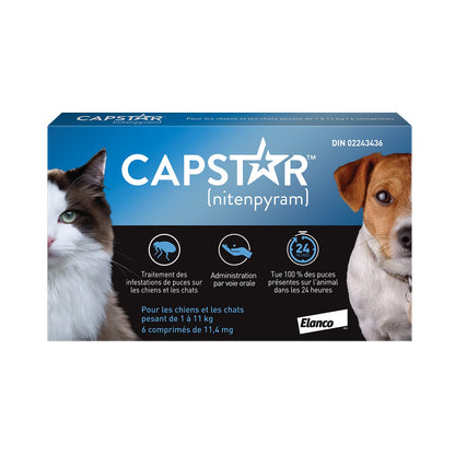 Capstar Oral Flea Treatment for Small Dogs and Cats weighing 1 to 11 kg - 6 pack 🍁 All In One Marketplace Canada