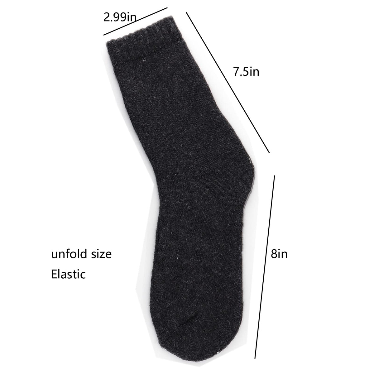 3Pack Men's Wool Blended Winter Super Thick Warm Crew Socks Size 6-11 🍁 All In One Marketplace Canada