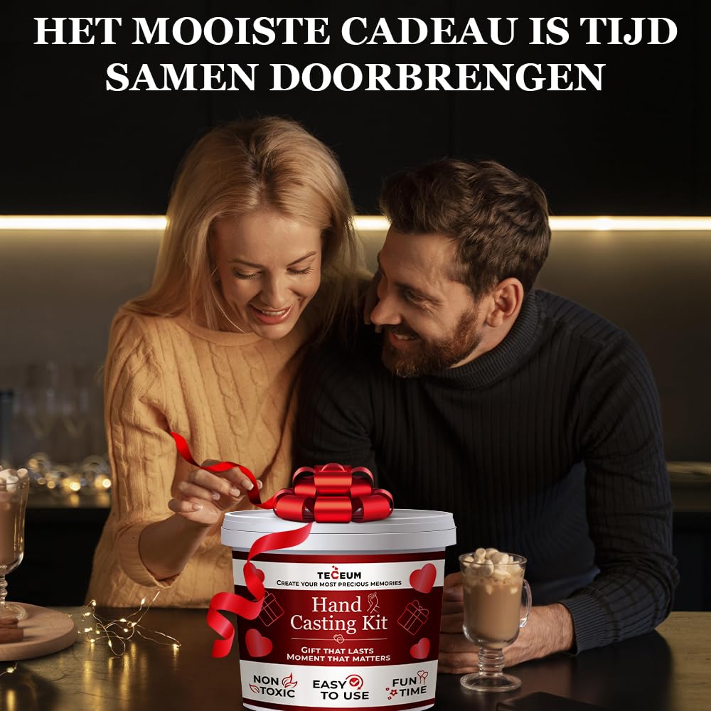 TECEUM Hand Casting Kit – Unique Gift for Couples, Family, Babies & Adults 🍁 All In One Marketplace Canada