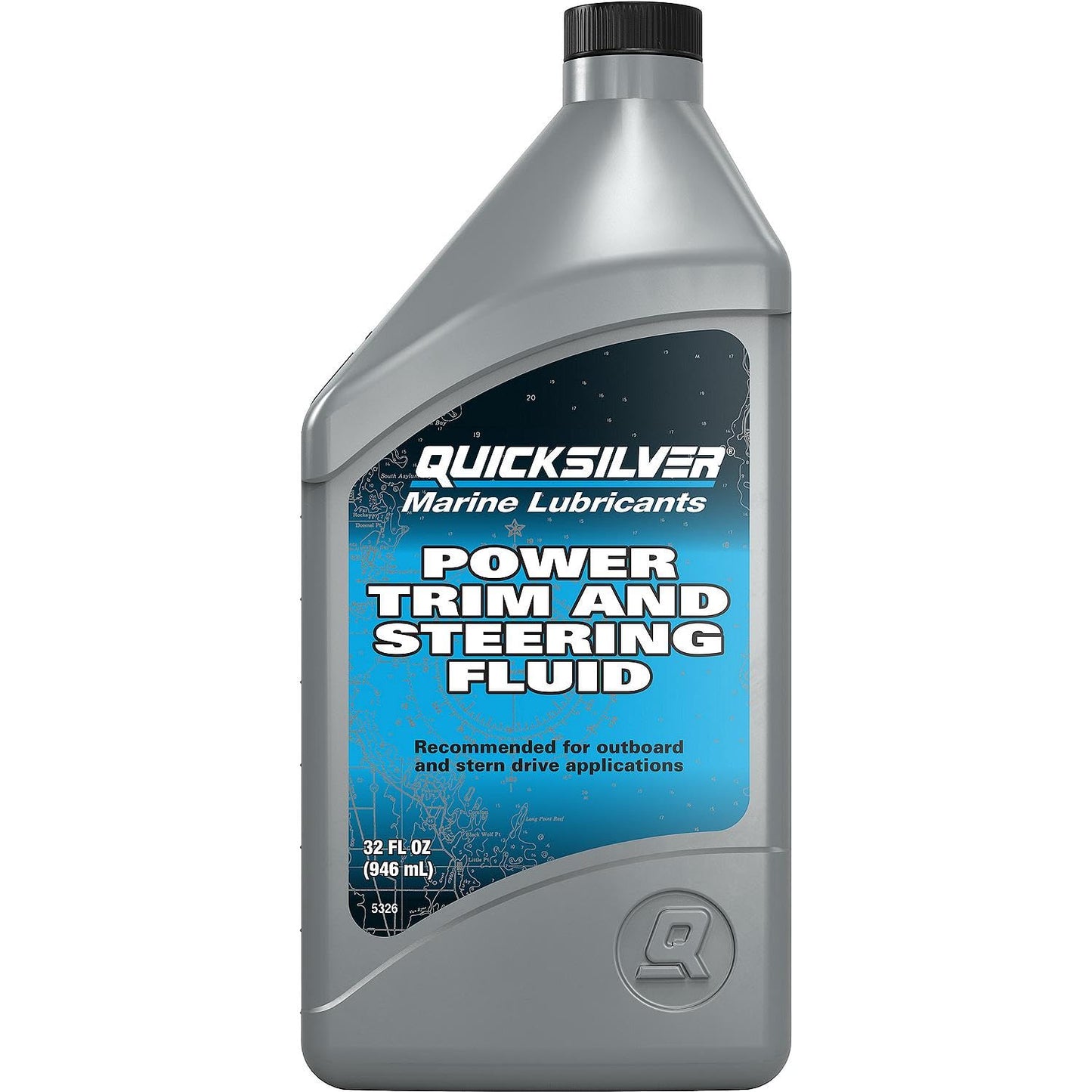 Quicksilver 858075Q01 Power Trim and Steering Fluid, 32 Oz. Bottle 🍁 All In One Marketplace Canada
