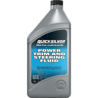 Quicksilver 858075Q01 Power Trim and Steering Fluid, 32 Oz. Bottle 🍁 All In One Marketplace Canada