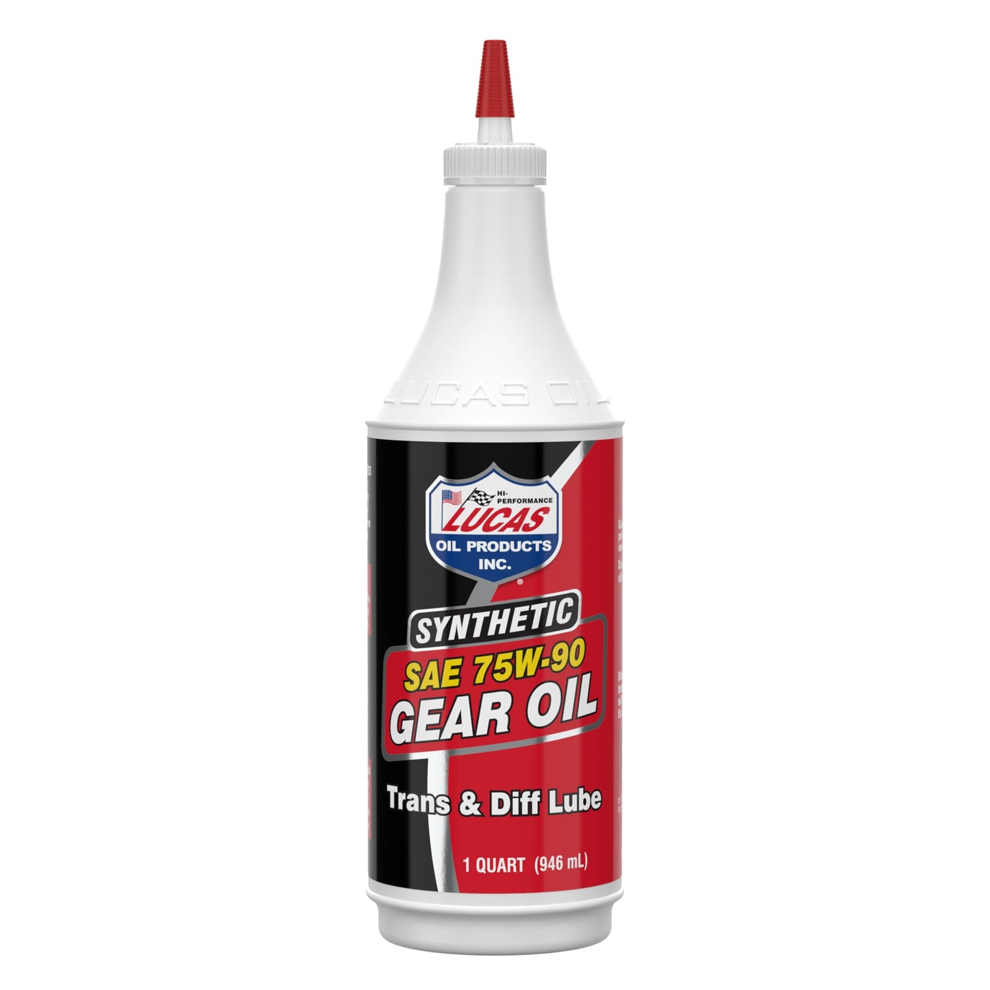 Lucas Oil 10047 SAE 75W-90 Synthetic Transmission and Differential Lube -, Clear, 1 Quart (32 Ounces) Lucas Oil