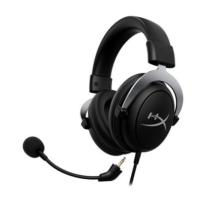 HyperX CloudX, Official Xbox Licensed Gaming Headset, Compatible with Xbox One and Series X|S, Memory Foam Ear Cushions, Detachable Noise-Cancelling Mic, in-line Audio Controls,Black/Silver