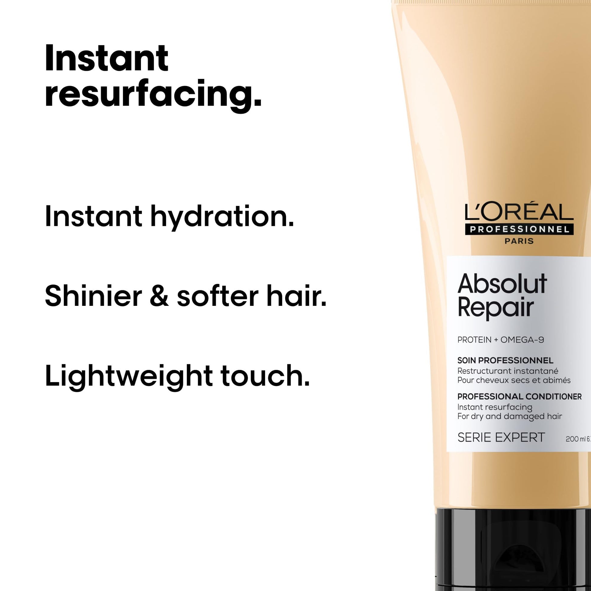L'Oreal Professionnel Absolut Repair Conditioner, Resurfacing Conditioner for Dry & Damaged Hair, With Protein & Omega 9 - Available at All In One Marketplace Canada