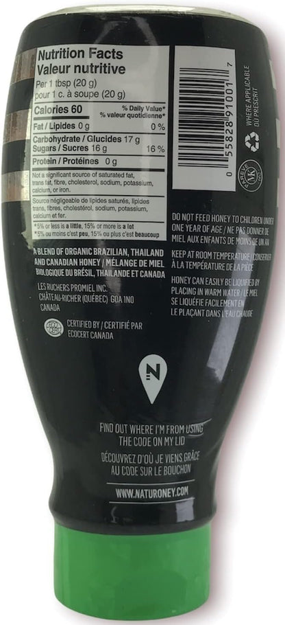 Naturenoy Organic Honey - 1kg Liquid (35.3oz)