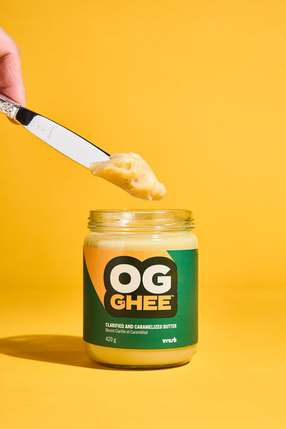 OG GHEE Clarified Butter – 420g | Grass-Fed Canadian Dairy, Caramelized Flavor, Keto & Paleo Friendly