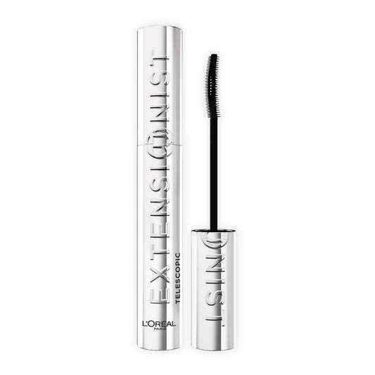 L’Oréal Paris Extensionist Mascara, Lengthening Mascara, Extension-like Length & Volume, For Sensitive Eyes, Clump-Free, True Brown WSH, 9.9 mL