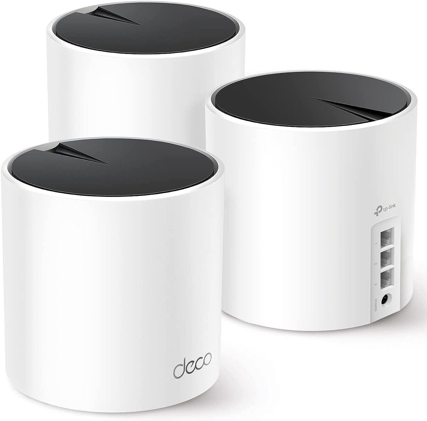 TP-Link Deco AX3000 WiFi 6 Mesh System(Deco X55) - Covers up to 6,500 Sq.Ft., Replaces Wireless Router and Extender, 3 Gigabit Ports per Unit, Supports Ethernet Backhaul,3-Pack