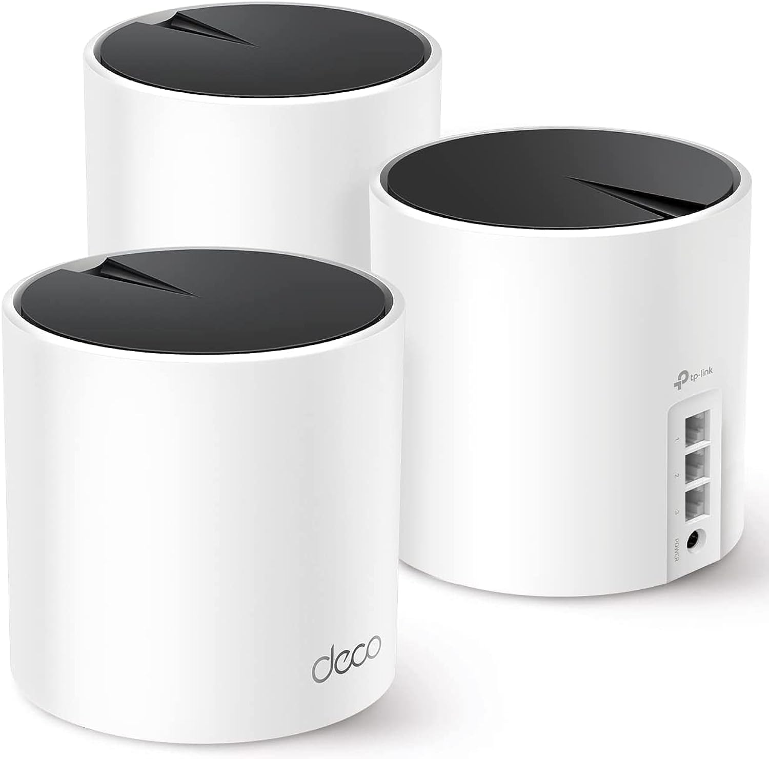 TP-Link Deco AX3000 WiFi 6 Mesh System(Deco X55) - Covers up to 6,500 Sq.Ft., Replaces Wireless Router and Extender, 3 Gigabit Ports per Unit, Supports Ethernet Backhaul,3-Pack