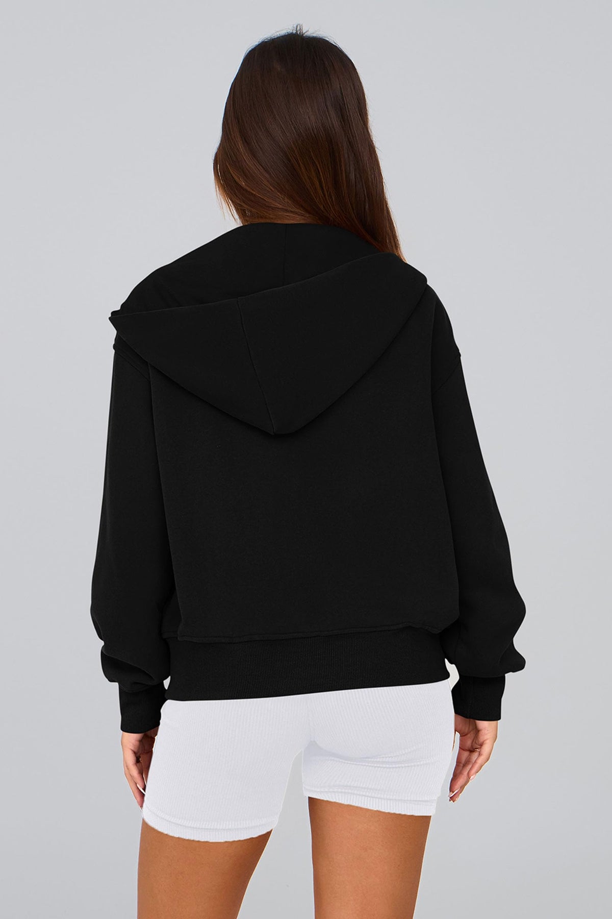 PRETTYGARDEN Hoodies for Women Zip Up Fleece Sweatshirt(Black,M) 🍁 All In One Marketplace Canada