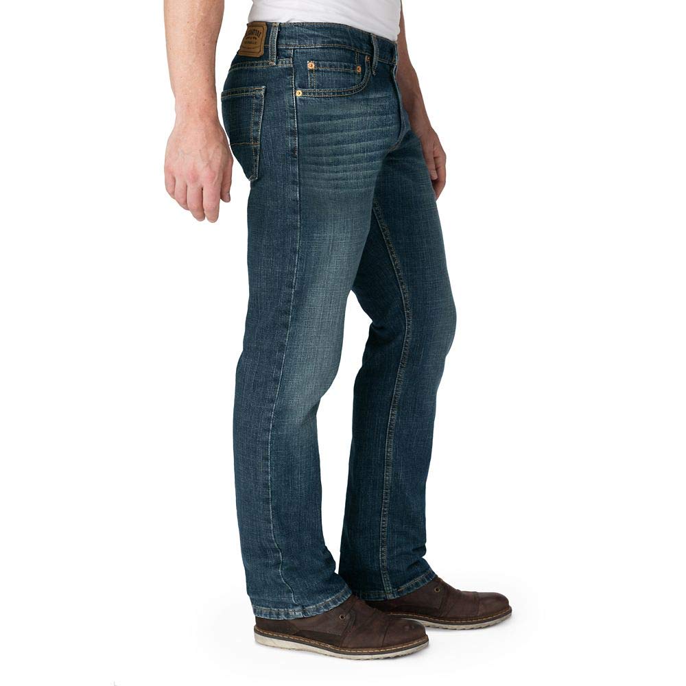 Levi Strauss Signature Gold Men's Regular Straight Fit Jeans, Bigfoot, 30W x 30L