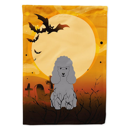 Drapeau de maison en toile Caroline's Treasures BB4334CHF Halloween Caniche argenté, Grand, Multicolore