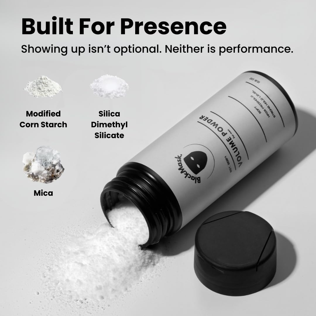 Hair Texture Powder for Men, Easy-to-Apply Styling Powder for Dry Hair Looks (Pack of 1)