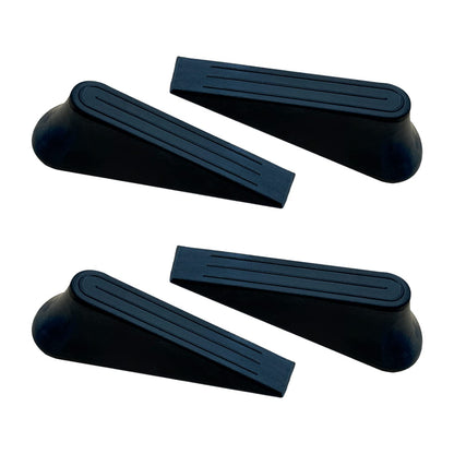 Heavy Duty Rubber Door Stoppers，Door Wedge for Residential and Commercial Use，Multi Floor Doorstop Ensures Tight Fit for Gaps，Residential and Commercial Use, Black - Available at All In One Marketplace Canada