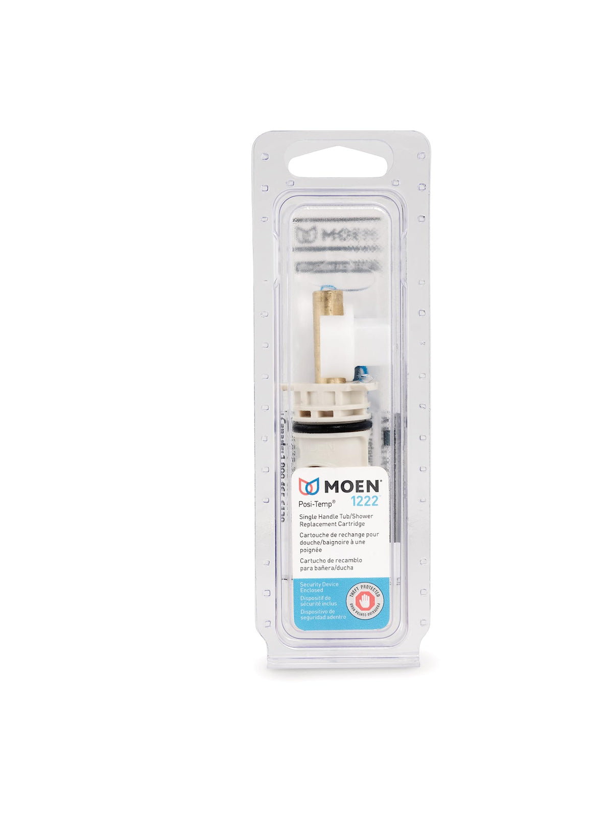Moen 1222 One-Handle Posi-Temp Faucet Cartridge Replacement for Moen Tub Shower and Shower Only Configurations, Brass and Plastic, 1 Pack
